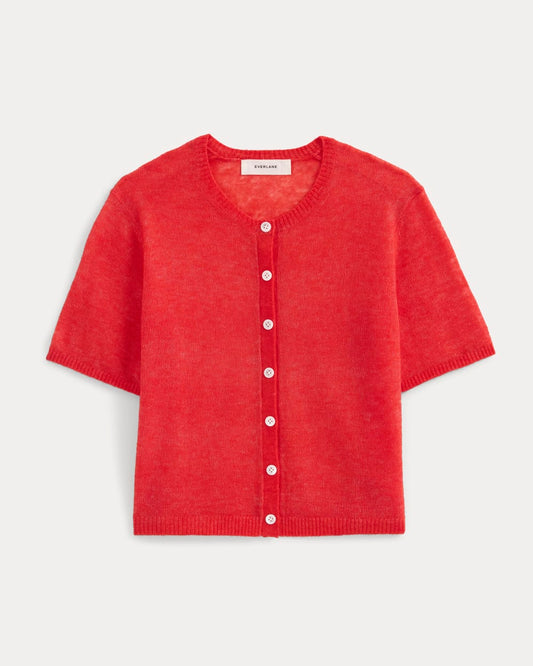womens-air-alpaca-short-sleeve-cardigan-fiery-red | alt