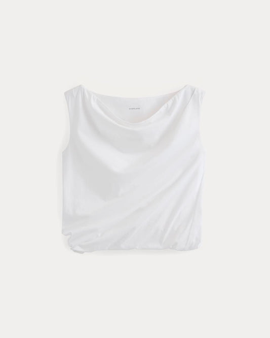 womens-boatneck-twisted-top-essen-cotton-white | alt