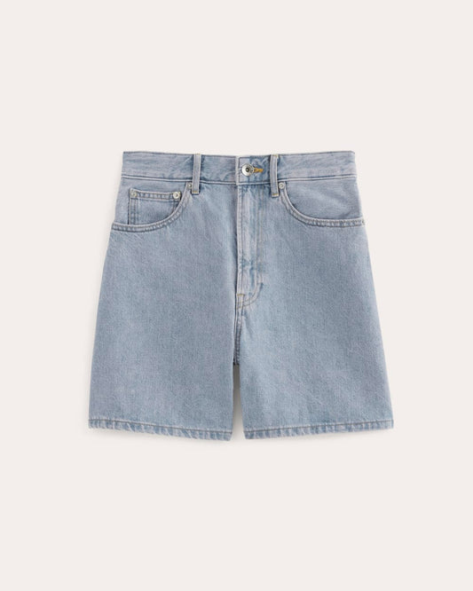 womens-a-line-denim-short-light-indigo | alt
