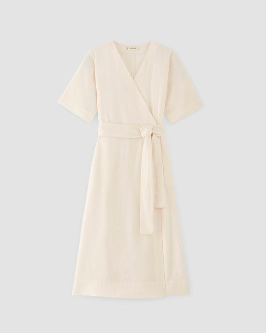 womens-short-sleeve-wrap-dress-bone | alt