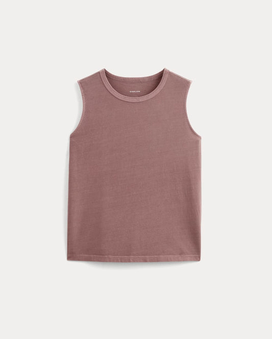 womens-garment-dyed-tank-brown | alt