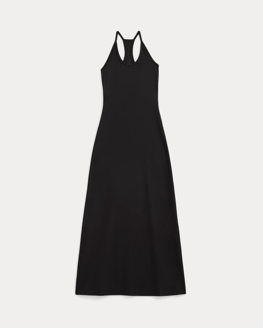 womens-racerback-maxi-knit-dress-black | alt