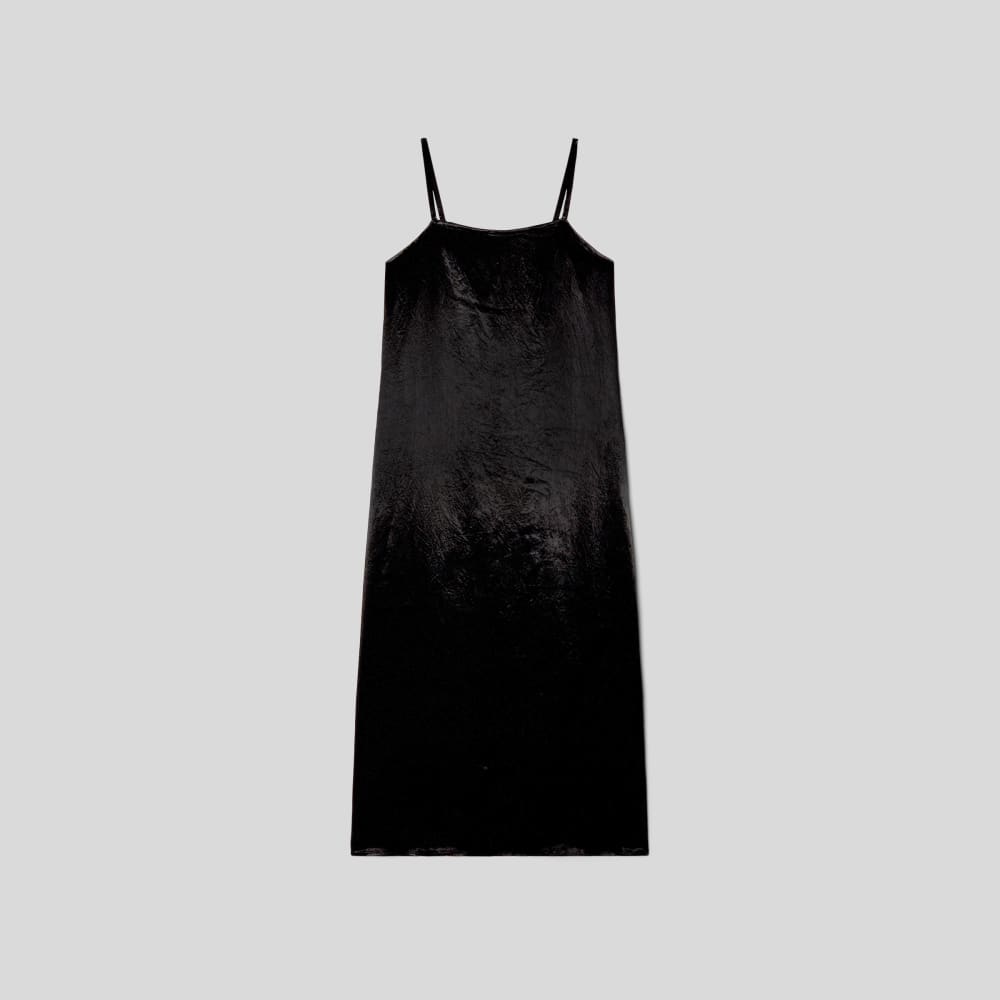womens-satin-square-neck-slip-dress-black | alt