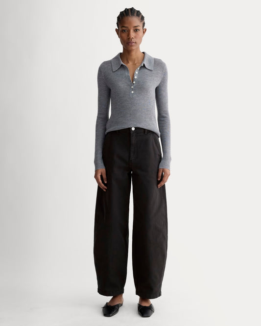 womens-cotton-utility-curve-pant-black | primary