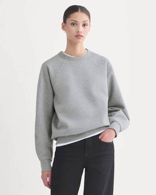 womens-fleece-raglan-crewneck-vintage-heather-grey | primary