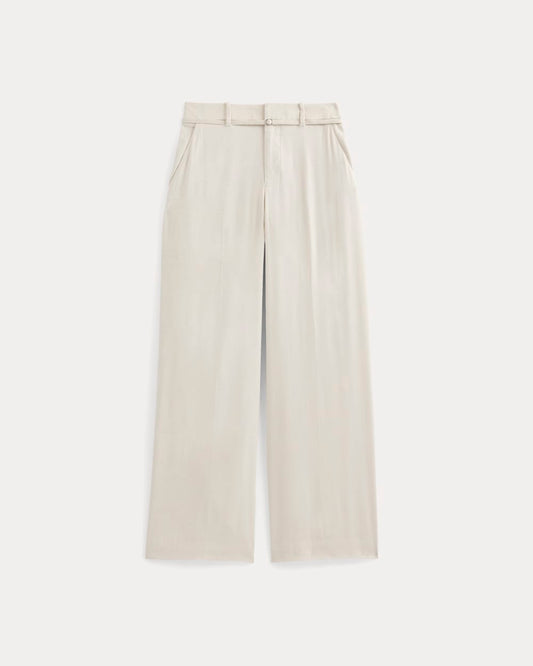 womens-wide-leg-belted-pant-stretchlinen-long-birch | alt