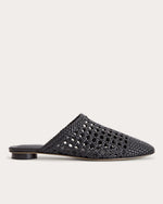women-leather-day-mule-black-woven | primary