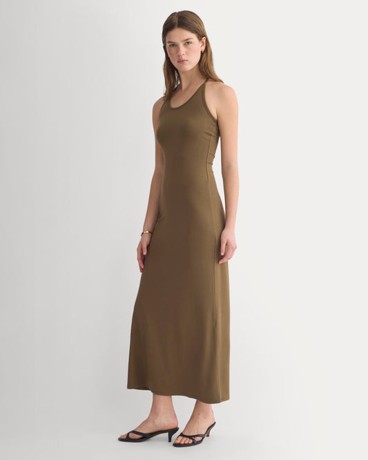 womens-racerback-maxi-knit-dress-beech | primary