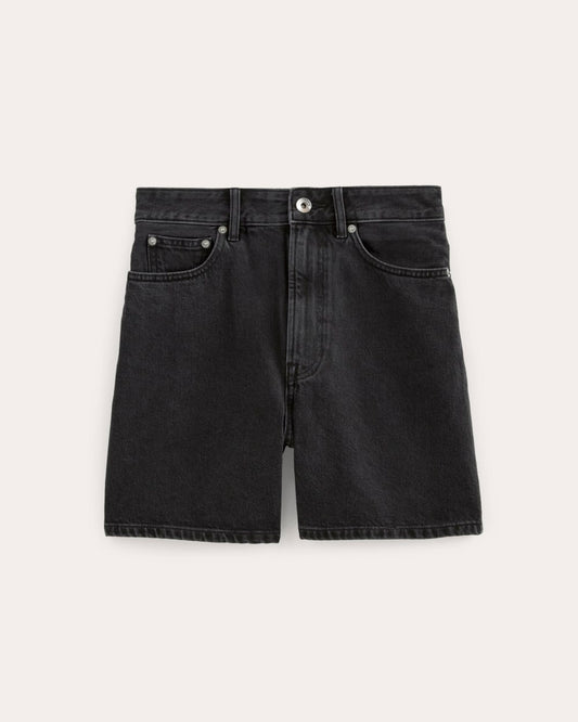 womens-a-line-denim-short-washed-black | alt