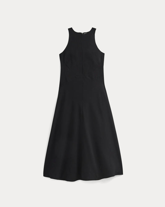 womens-sleeveless-seamed-dress-black | alt
