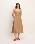 womens-supima-jersey-riviera-dress-tigers-eye | primary