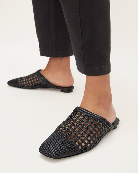 women-leather-day-mule-black-woven | alt