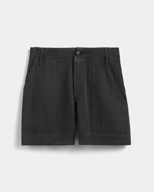 womens-tencel-darted-utility-short-graphite | alt