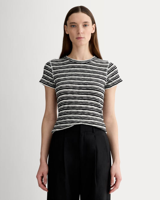 womens-rib-knit-organic-cotton-crew-black-white | primary