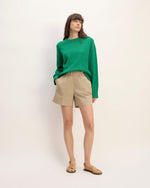 womens-easy-chino-long-short-trench-coat-khaki | primary