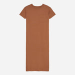 womens-organic-maxi-tee-dress-tawny-brown | alt