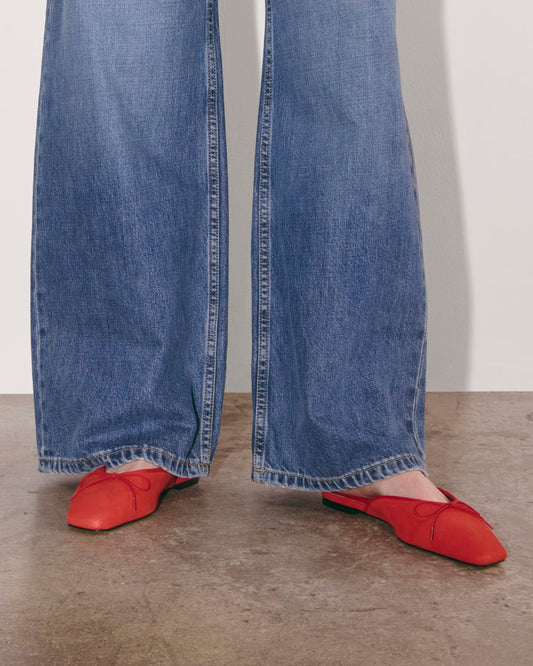 womens-ballet-mule-red-suede | alt