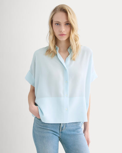 womens-clean-silk-ss-square-shirt-skywriting | primary
