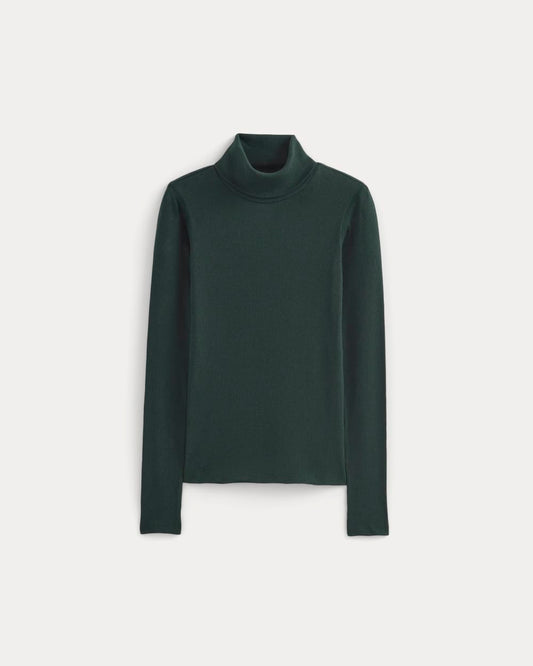 womens-supima-rib-turtleneck-heathered-dark-sea | alt
