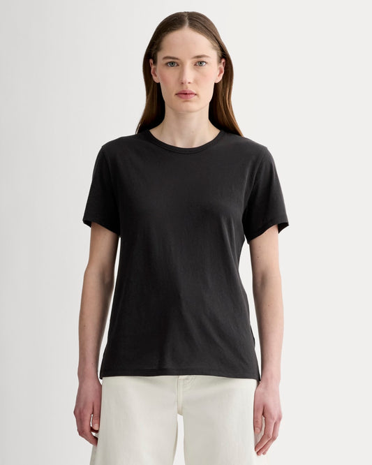 womens-slim-air-tee-black | primary