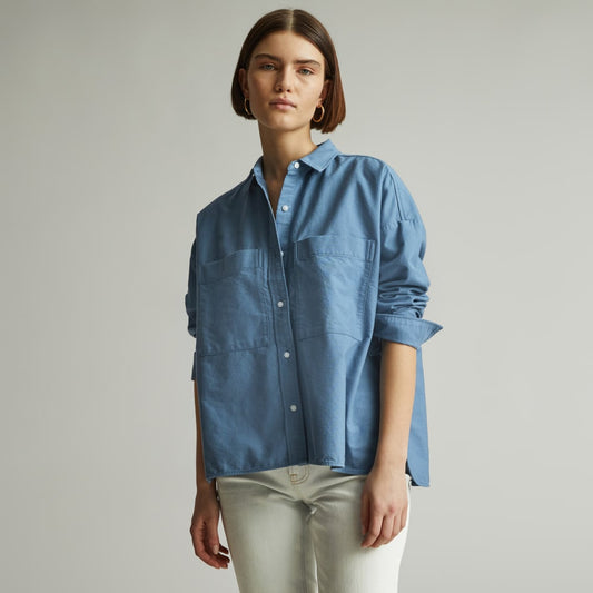 womens-boxy-oxford-bluefin | primary